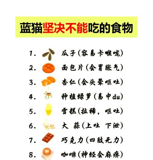猫咪的禁果（猫咪的饮食限制与安全）