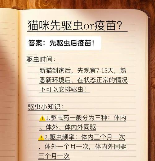 打完疫苗后多久进行体外驱虫（保护宠物健康，打疫苗与体外驱虫的正确时间安排）
