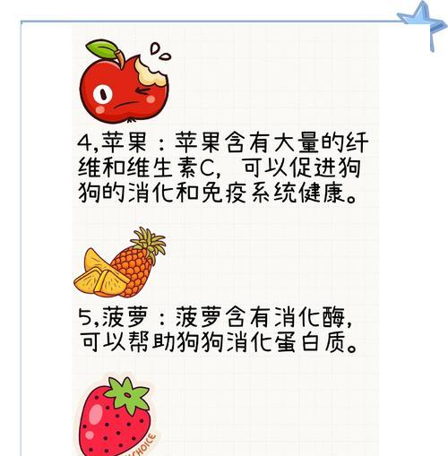 狗狗可以吃哪些水果？（狗狗饮食健康的秘诀）