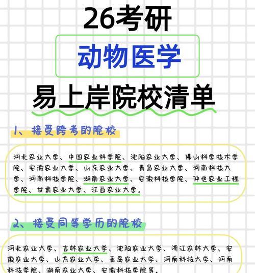 探索动物医生学院的伟大世界（培养未来兽医专业人才）