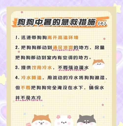 狗中暑的恢复时间及治疗方法（了解狗中暑的恢复过程及如何帮助它恢复）