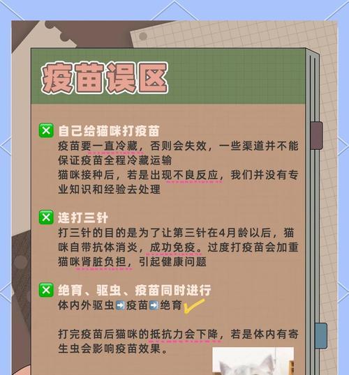 疫苗接种后何时进行驱虫？（疫苗接种后多久才能进行驱虫，驱虫的重要性和注意事项。）