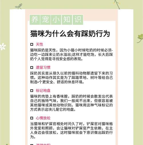揭秘为何猫咪总是踩到自己的屎？（探寻猫咪“踩屎”现象的原因及解决方法）